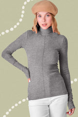 Julie Turtle Neck Slim Fit Top