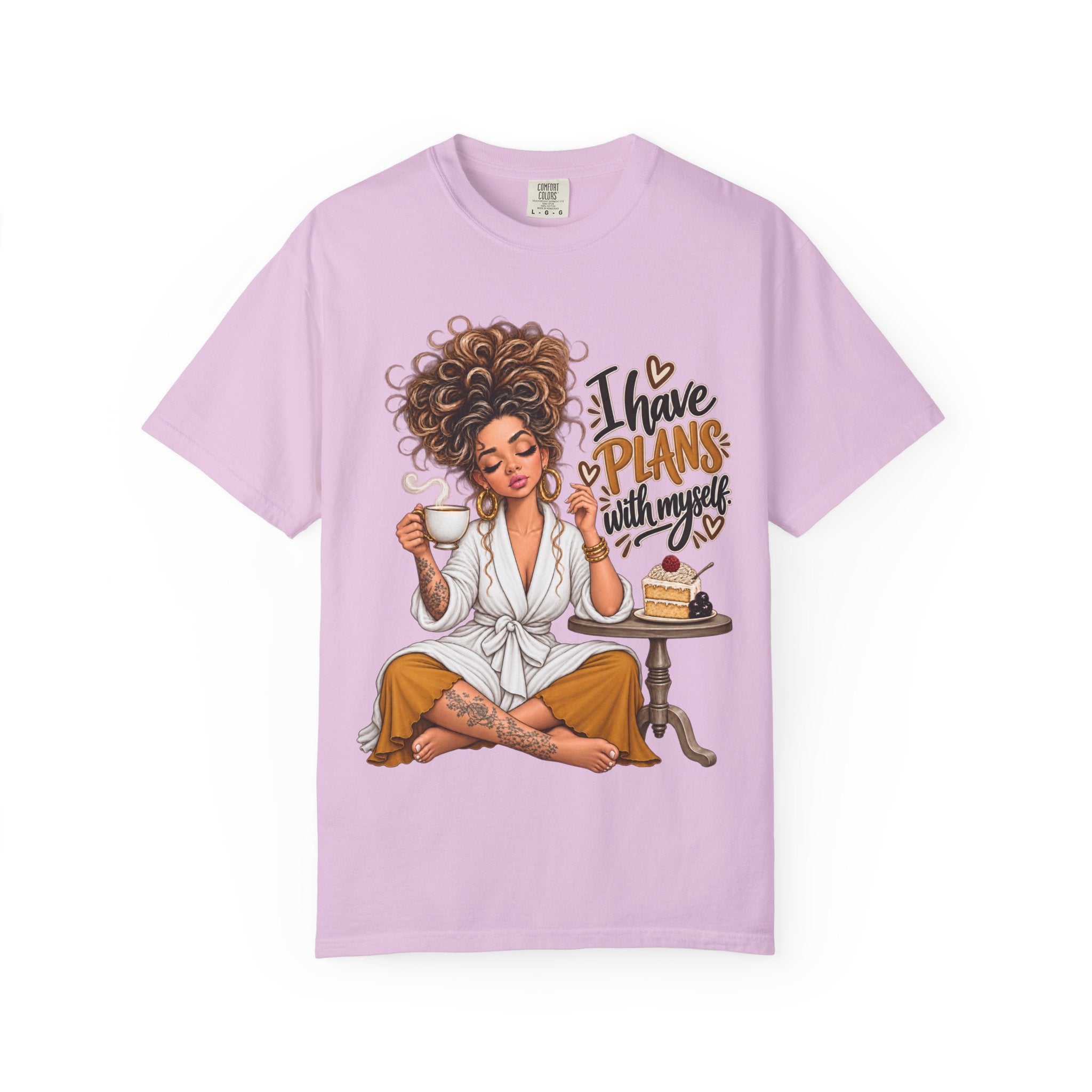 I Have Plans With Myself Relaxed Tee — Self-Care Cozy Shirt - t-shirt product image 13