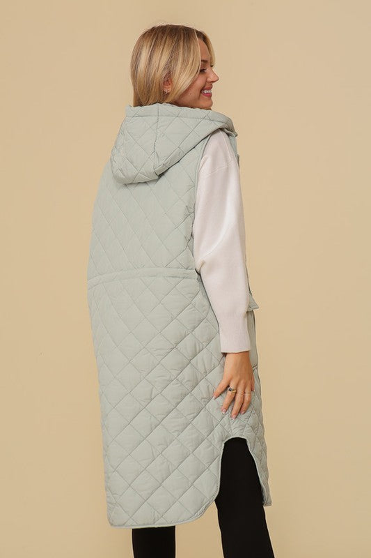 Oversized Quilted Midi Jacket, TIMING, $ 75.00