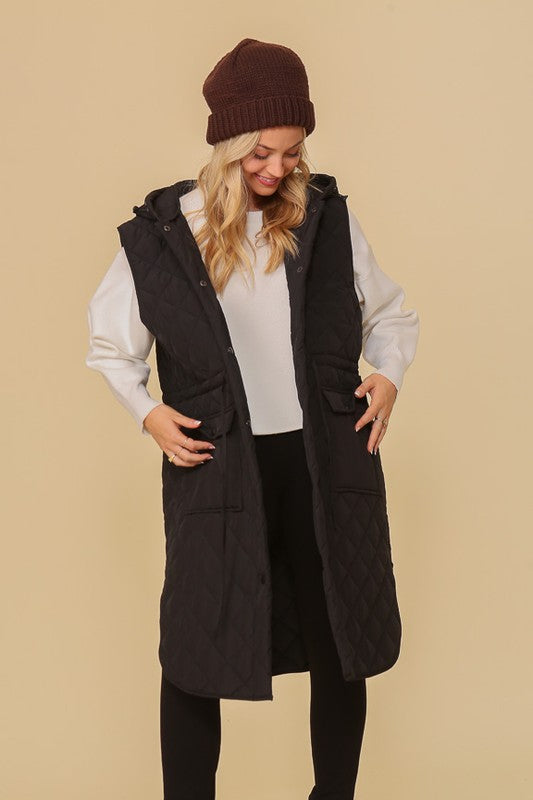 Oversized Quilted Midi Jacket, TIMING, $ 75.00