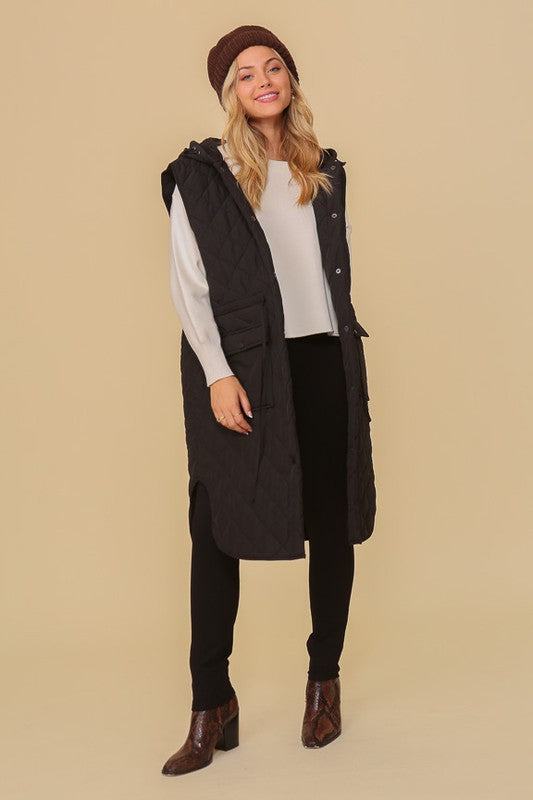 Oversized Quilted Midi Jacket, TIMING, $ 75.00