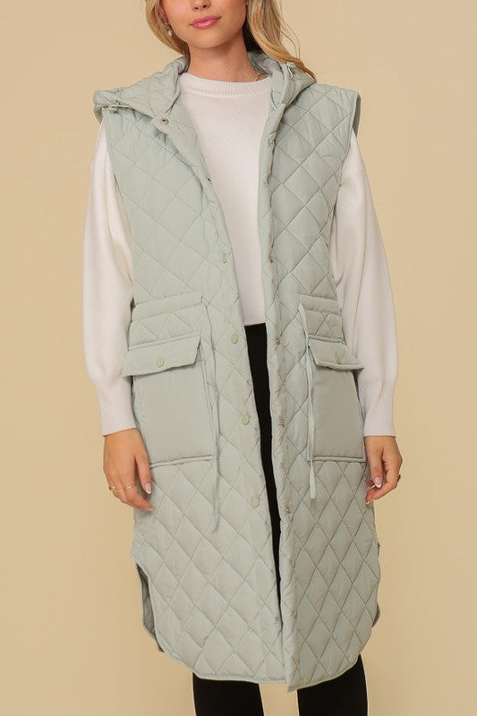 Oversized Quilted Midi Jacket, TIMING, $ 75.00