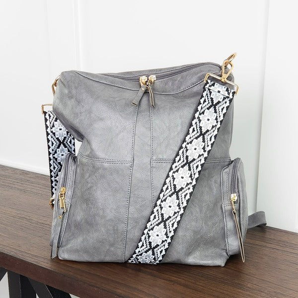 Shop Charis Convertible Vegan Leather Backpack 2 Straps | USA Boutique Shop, Backpacks, USA Boutique