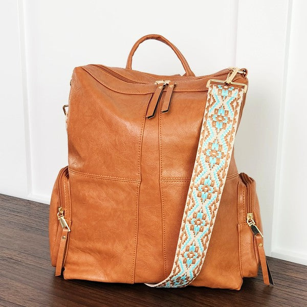 Shop Charis Convertible Vegan Leather Backpack 2 Straps | USA Boutique Shop, Backpacks, USA Boutique