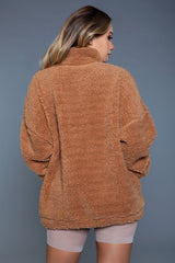 Daphne Borg Loose Fit Brown Jacket