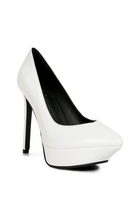 Rothko Black Patent Stiletto Heels Pumps