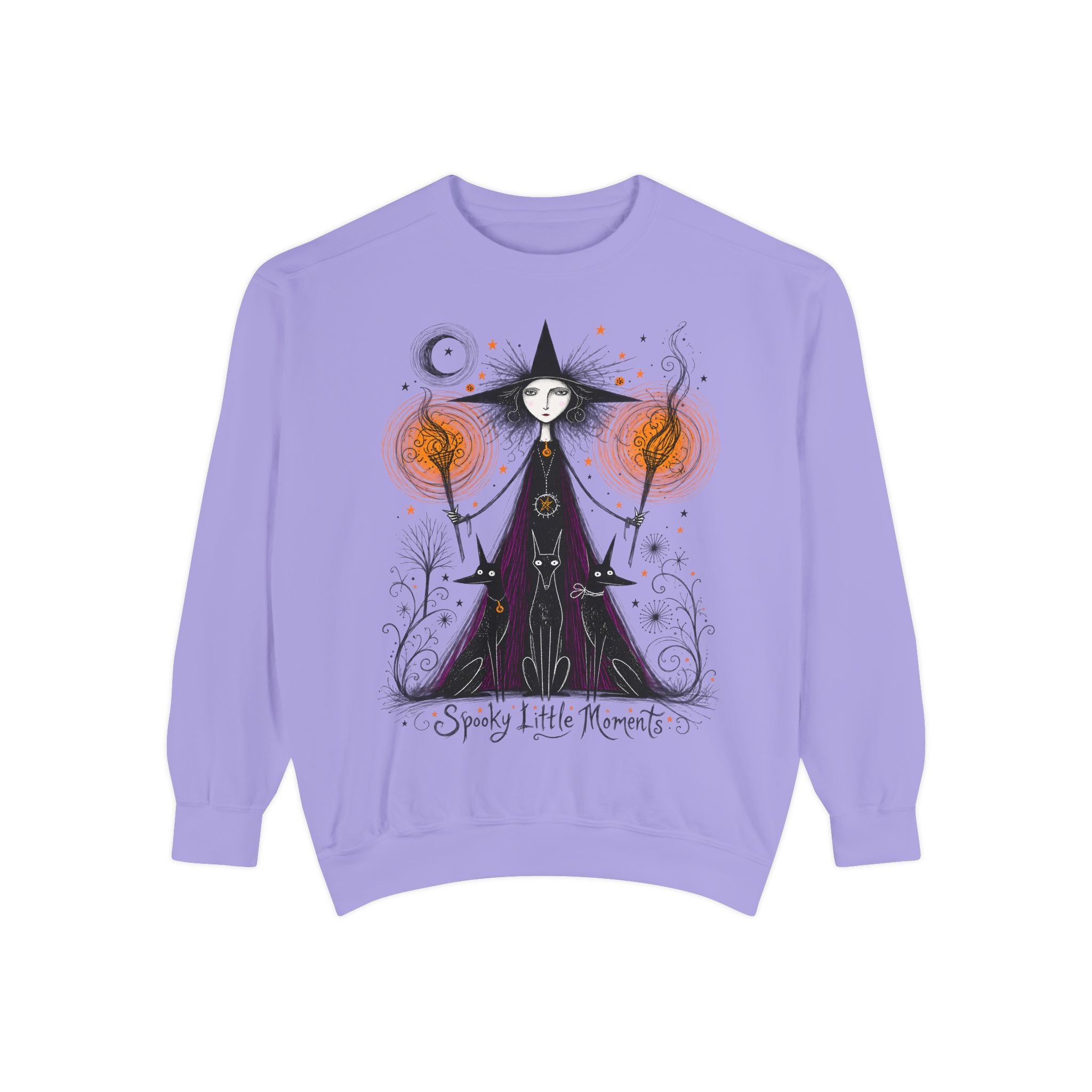 Witchy Halloween Sweatshirt — Spooky Little Moments Crewneck