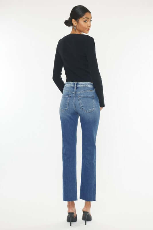 High Rise Slim Straight, Kan Can USA, $ 65.00