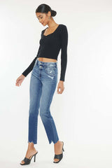 High Rise Slim Straight, Kan Can USA, $ 65.00