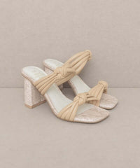 Oasis Society Raquel - Strappy Knot Heels Sandals, Oasis Society, A Moment Of Now