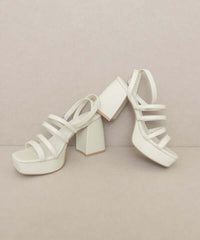 OASIS SOCIETY Talia - Strappy Platform Heels Sandals, Oasis Society, A Moment Of Now