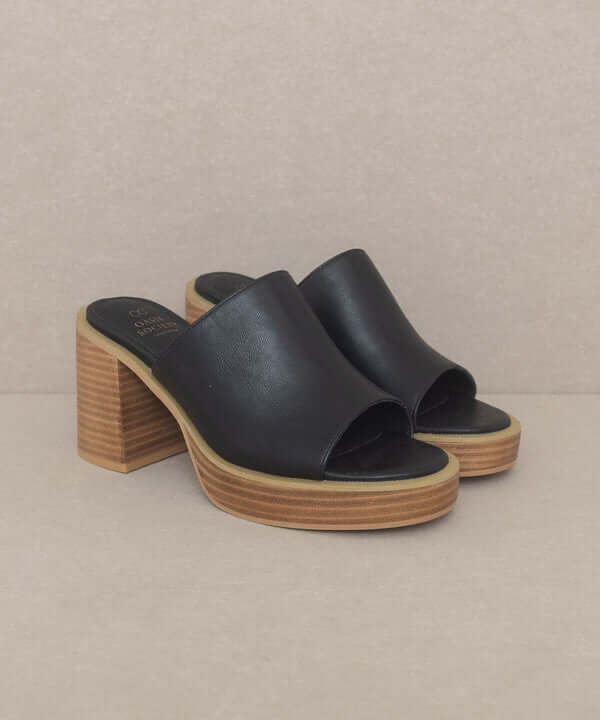 Oasis Society Camille - Platform Slide Heel Sandals