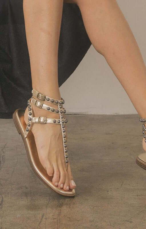 OASIS SOCIETY Oaklyn - Studded Gladiator Sandal, KKE Originals, $ 55.00