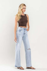 90s Vintage Tender Super High Rise Flare Jeans, VERVET by Flying Monkey, A Moment Of Now