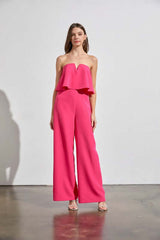 Elegant Off Shoulder Wide Leg Jumpsuit, Do + Be Collection, $ 55.00