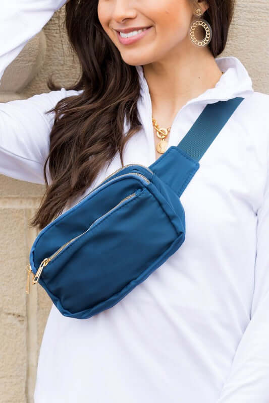 Everyday Nylon Belt Bag Sling Bag - Convenient & Stylish, Sling Bags, $ 36.95, A Moment Of Now™