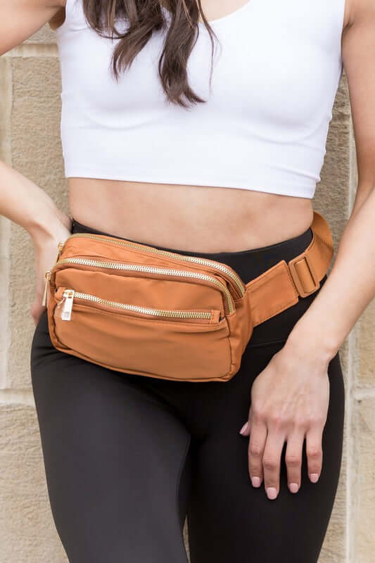 Everyday Nylon Belt Bag Sling Bag - Convenient & Stylish, Sling Bags, $ 36.95, A Moment Of Now™