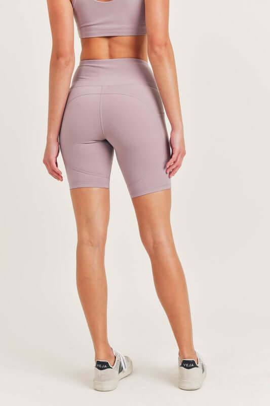 Bronze - TACTEL-Lycra High-Impact Biker Shorts Activewear, Mono B, $ 45.95