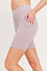 Bronze - TACTEL-Lycra High-Impact Biker Shorts Activewear, Mono B, $ 45.95