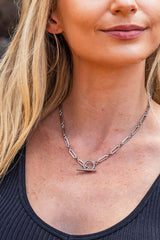 Elegant 18K Stainless Steel Toggle Chain Necklace, Necklaces, $ 15.00, A Moment Of Now™
