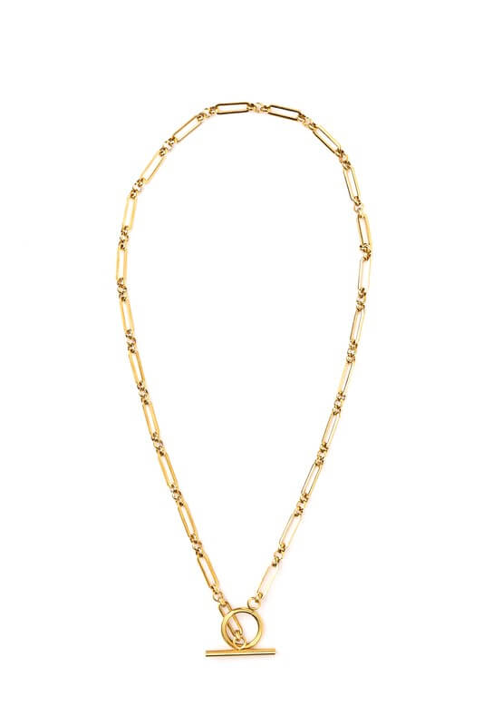 Elegant 18K Stainless Steel Toggle Chain Necklace, Necklaces, $ 15.00, A Moment Of Now™
