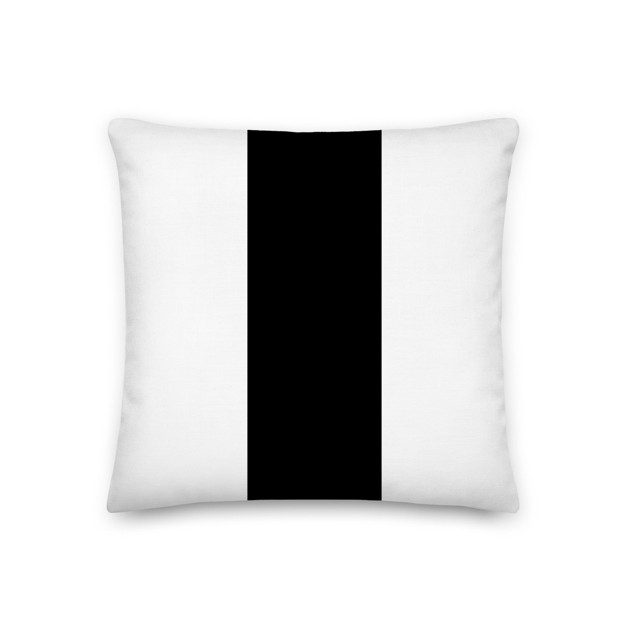 Custom Center Color Block Decorative Throw Pillow Accent Cushion