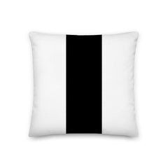 Custom Center Color Block Decorative Throw Pillow Accent Cushion