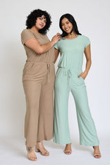 Shop Spring Short Sleeve Jumpsuit with Pockets | Women's Boutique Online, Jumpsuits, USA Boutique