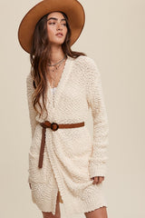 Shop Popcorn Open Knit Cardigan Sweater For Women | Shop Boutique Clothing, Cardigans, USA Boutique