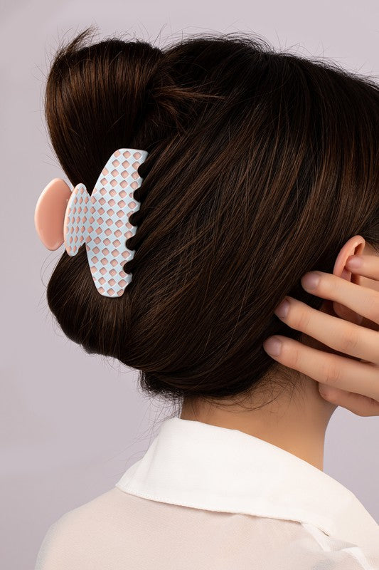 Shop Checker Pattern Hair Claw Clip | Shop Boutique Hair Accessories, , USA Boutique