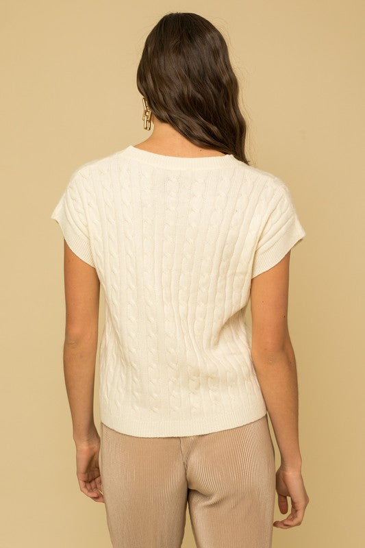 Shop Timeless Cable Knit Vest Top For Women | Shop Boutique Clothing, Vests, USA Boutique