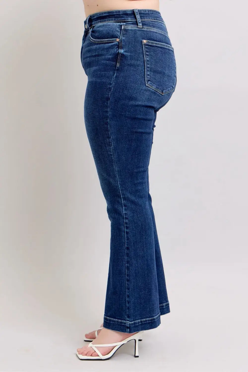 Judy Blue High Rise Flare Jeans with Pockets Plus Size, , $ 65.00, A Moment Of Now™
