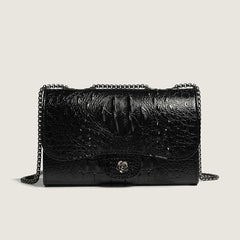 Shop Black Crocodile Camellia Chain Crossbody Shoulder Bag | Boutique Bags, Handbags, USA Boutique