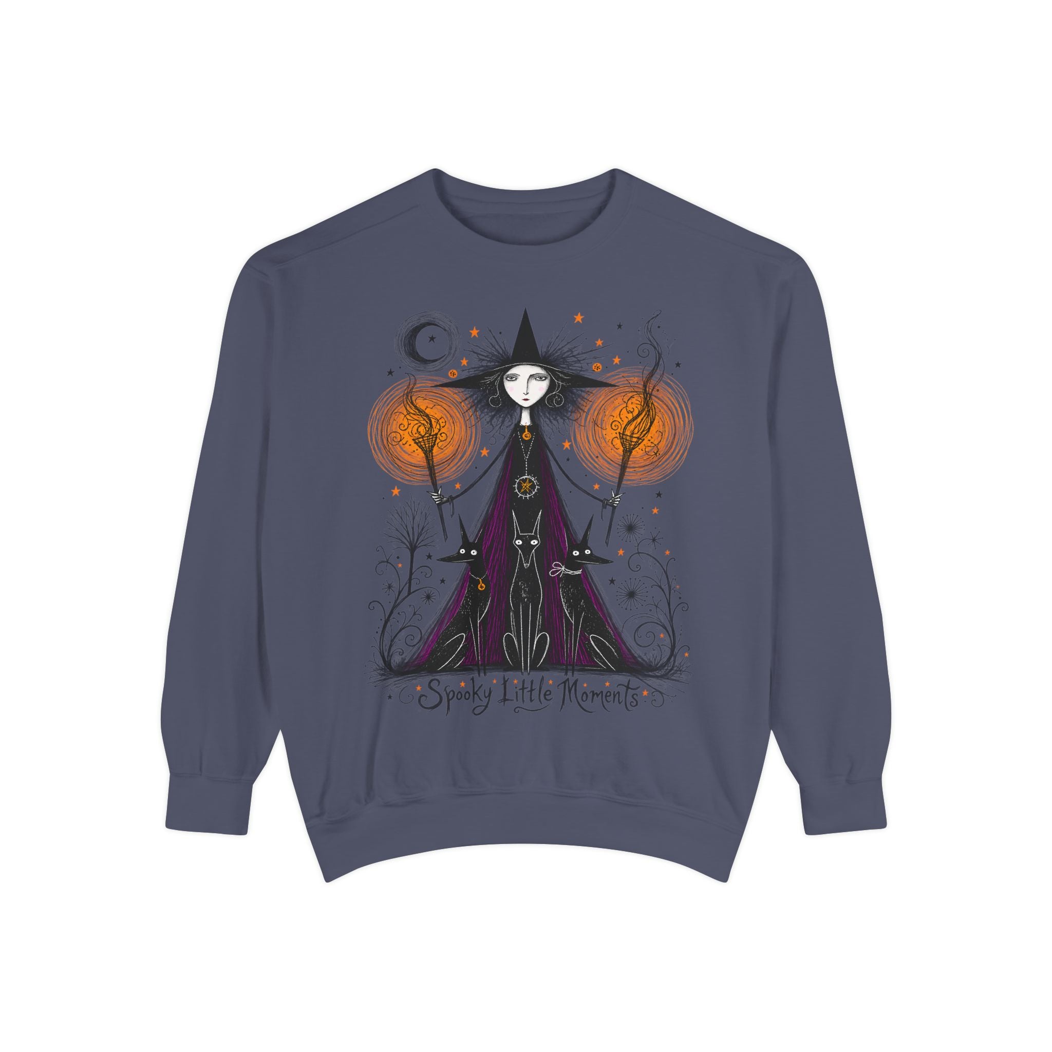 Witchy Halloween Sweatshirt — Spooky Little Moments Crewneck
