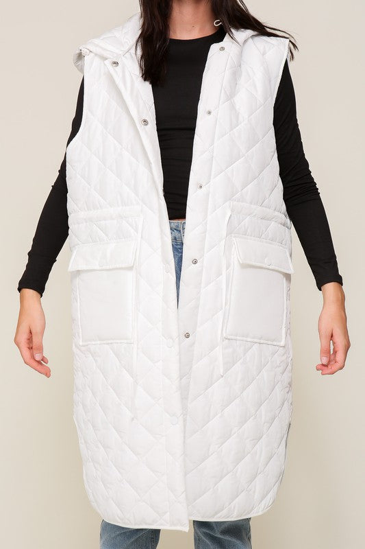 Oversized Quilted Midi Jacket, TIMING, $ 75.00