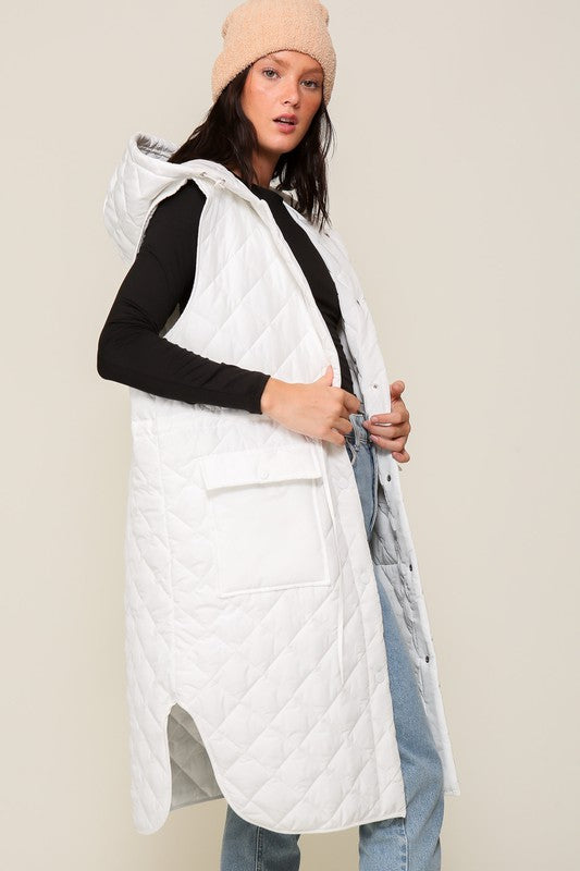 Oversized Quilted Midi Jacket, TIMING, $ 75.00