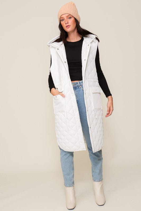 Oversized Quilted Midi Jacket, TIMING, $ 75.00