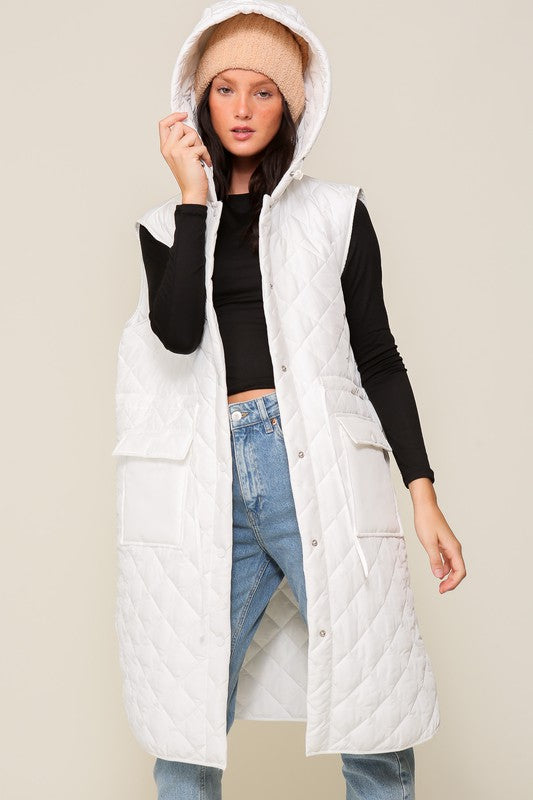 Oversized Quilted Midi Jacket, TIMING, $ 75.00