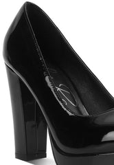Shop Dixie Patent Faux Leather Pump Heels | Women's Shoes Boutique, Heels, USA Boutique