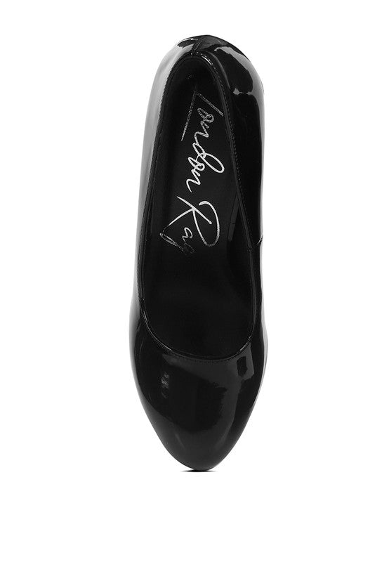 Shop Dixie Patent Faux Leather Pump Heels | Women's Shoes Boutique, Heels, USA Boutique