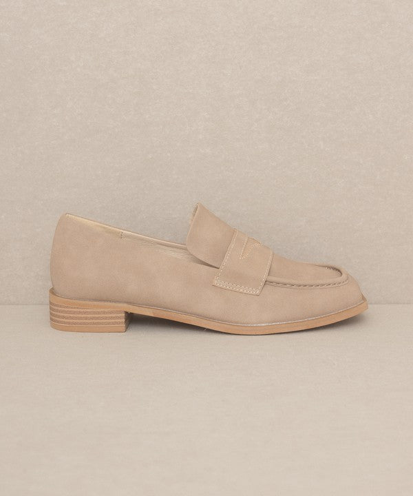 Shop OASIS SOCIETY June - Square Toe Penny Loafers, Loafers, USA Boutique