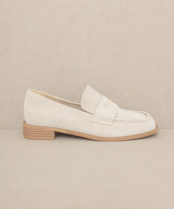 Shop OASIS SOCIETY June - Square Toe Penny Loafers, Loafers, USA Boutique