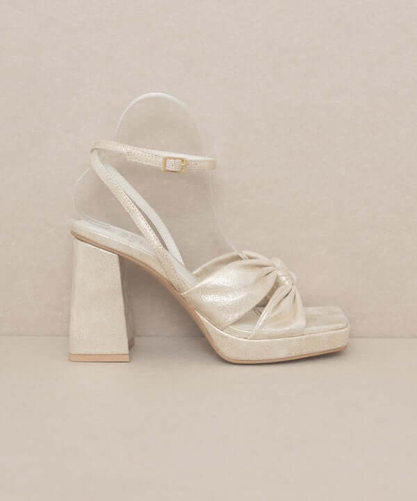 OASIS SOCIETY Zoey - Knotted Band Platform Heels, Oasis Society, $ 71.95