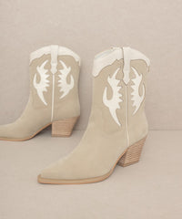 Shop OASIS SOCIETY Houston - Layered Panel Cowboy Boots For Women, Western Boots, USA Boutique