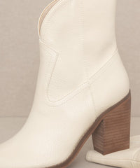 OASIS SOCIETY Harmony - Two Panel Western Booties Boots