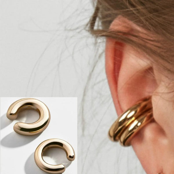 Shop Tommy Gold Plated Ear Cuffs Earrings | Women's Boutique Jewelry, Earrings, USA Boutique
