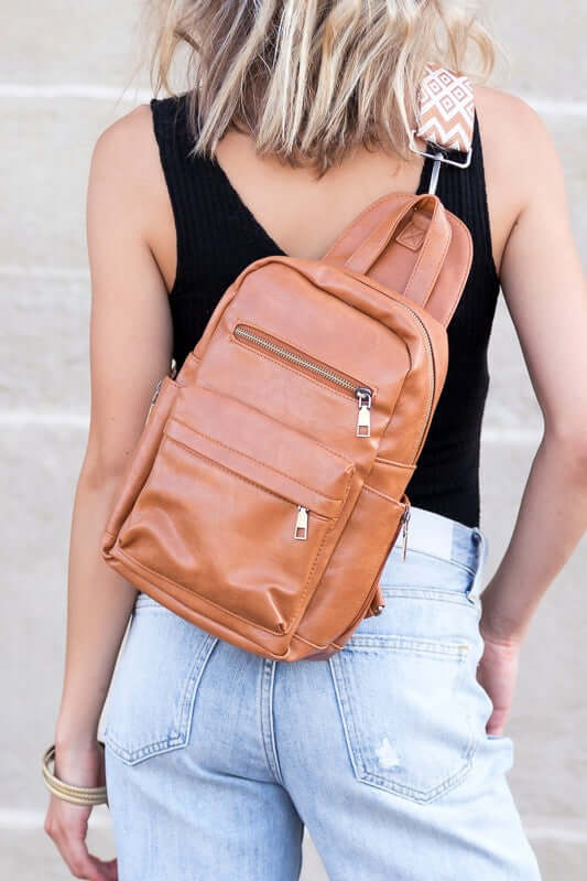 Alba Convertible Backpack Crossbody Sling Bag - Versatile Style, Backpacks, $ 59.00, A Moment Of Now™