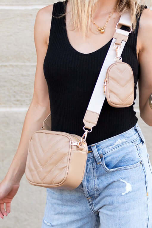 Elsie Quilted Crossbody & Mini Coin Purse, Crossbody Bags, $ 58.95, A Moment Of Now™