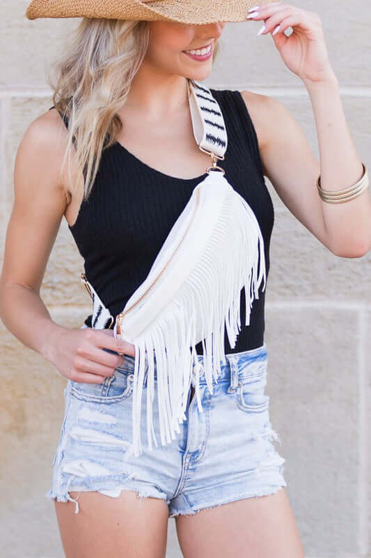 Nora Removable Fringe Crossbody Sling Bag, , $ 61.95, A Moment Of Now™