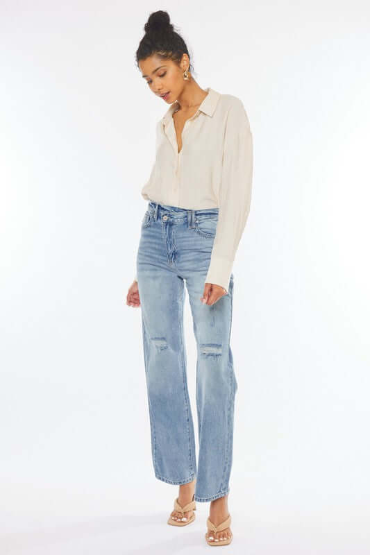 90's Wide Leg Straight Jeans, Kan Can USA, $ 69.00